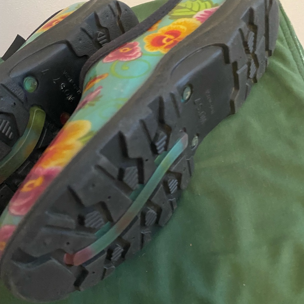 Sloggers- Women’s water-resistant Clogs-Floral -Sz 7-Made in USA - Picture 7 of 7